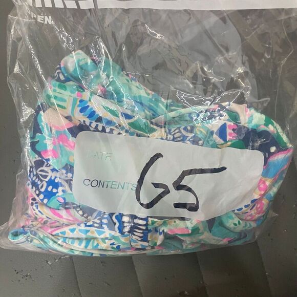 Lily pulitzer womens xxs short sleeve romper puff sleeve summer pool vacation - Picture 9 of 9